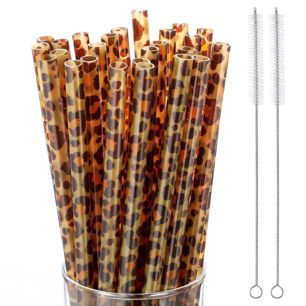 Reusable Straw - Pailles à boire tendance à imprimé