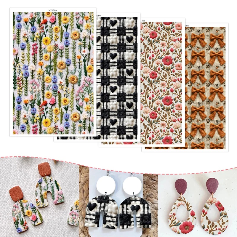 Beeswax Wrap - Papier transfert en pâte polymère à