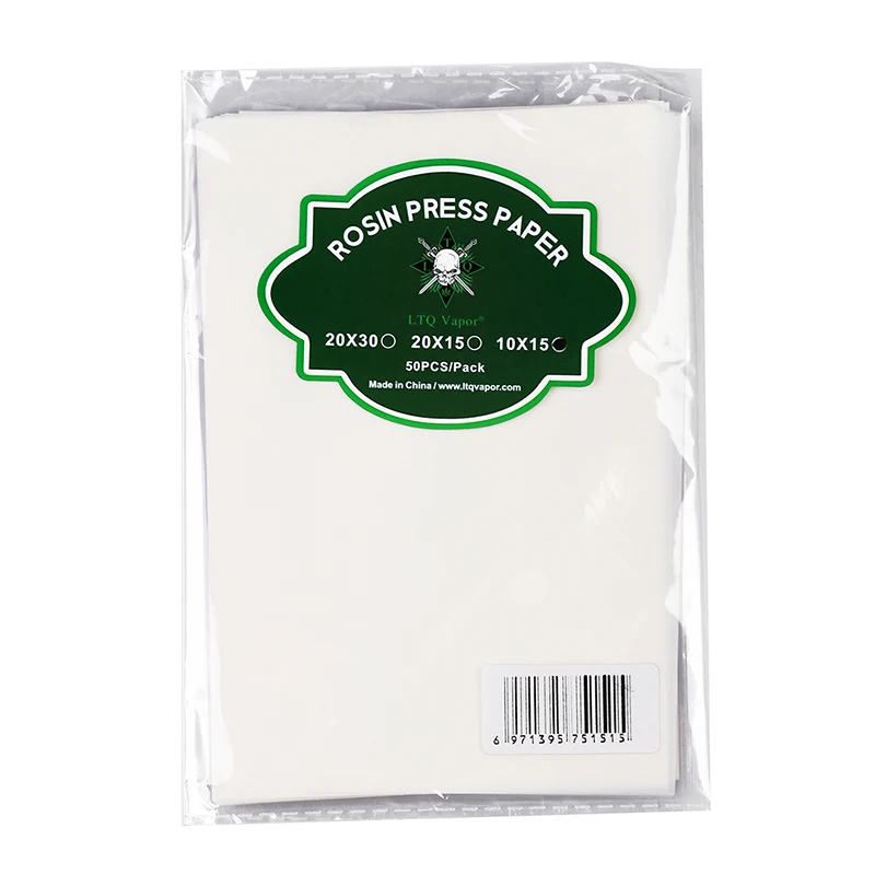 Beeswax Wrap - Papier presse à colophane, 50 pièces/sac,
