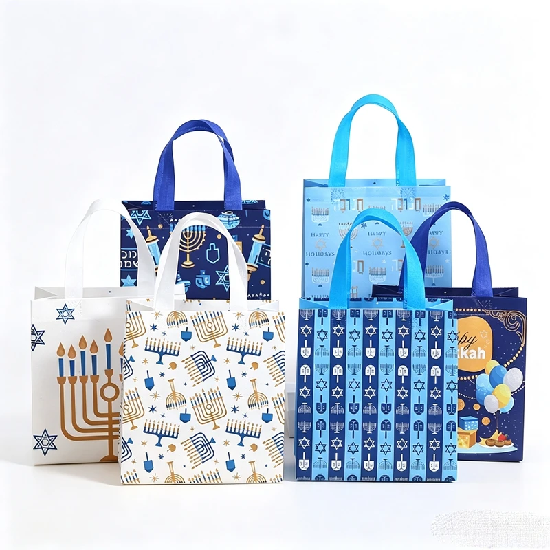 Reusable Bag - 50 sacs fourre-tout non tissés élégants