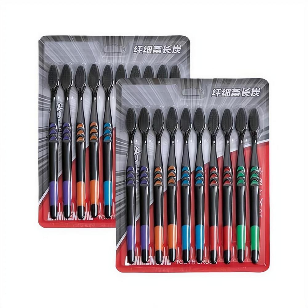 Bamboo Toothbrush - Lot de 10 brosses à dents