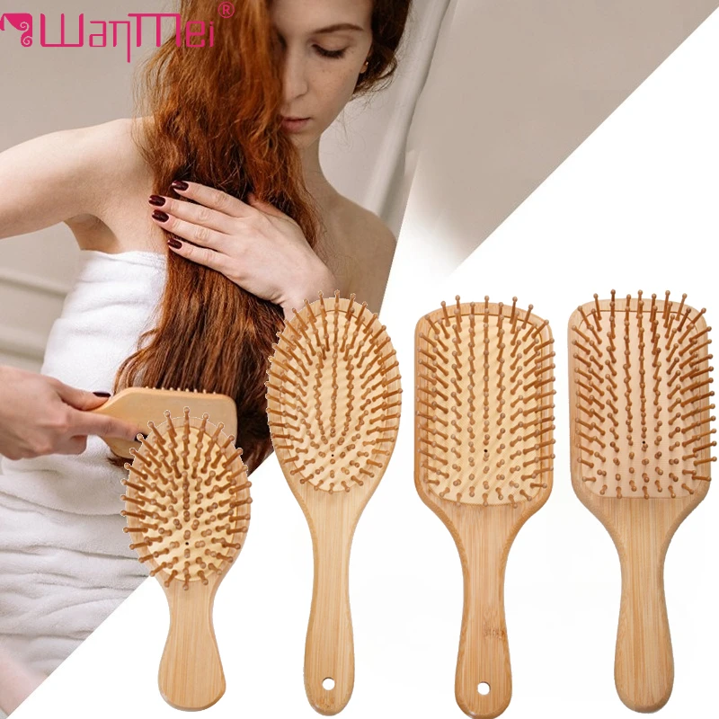 Bamboo Toothbrush - Brosse à cheveux en bambou pour