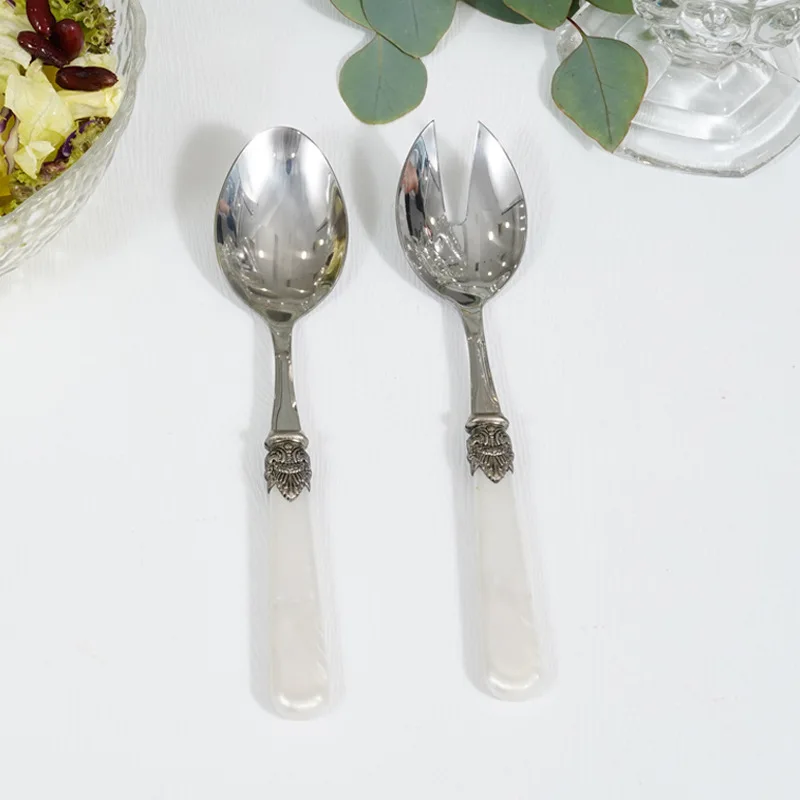 Bamboo Cutlery - Ensemble de couverts en acier inoxydable