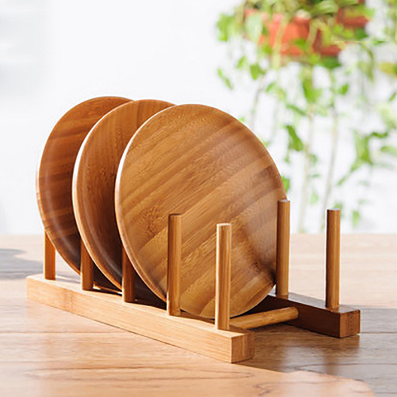 Bamboo Cutlery - Égouttoir de cuisine, couvercle de Pot