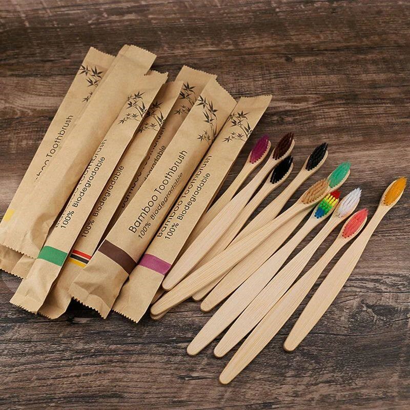 Couleur aléatoire 5/10 pièces  - Bamboo Toothbrush avis et prix