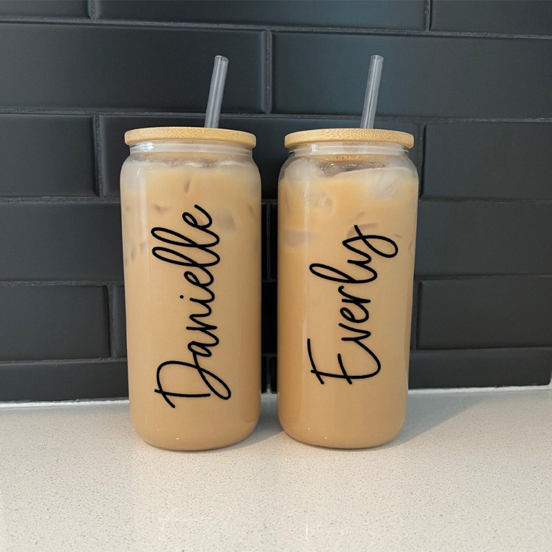 Tasse à café glacé en verre pe - Reusable Bottle avis et prix