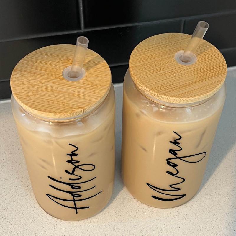 Tasse à café glacé en verre pe - Reusable Bottle avis et prix