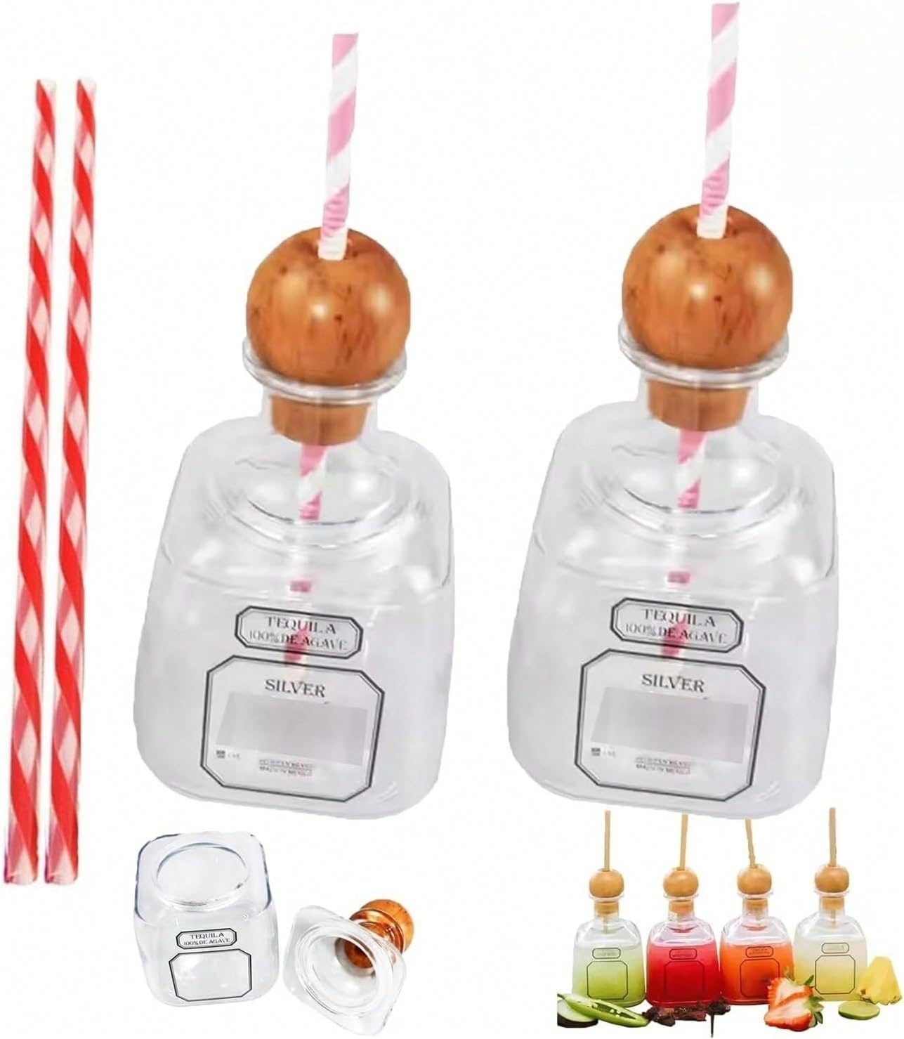 2 gobelets réutilisables pour  - Reusable Straw avis et prix
