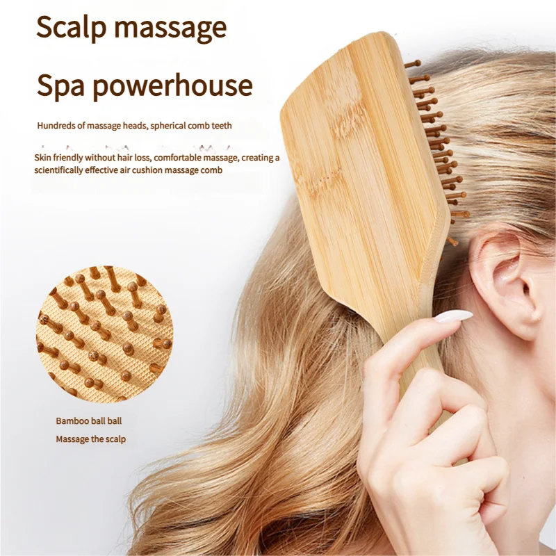 Brosse à cheveux en bambou pou - Bamboo Toothbrush avis et prix