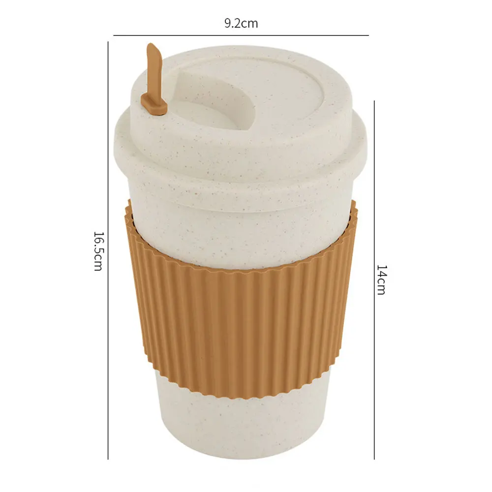 Tasses à café avec couvercles  - Reusable Straw avis et prix