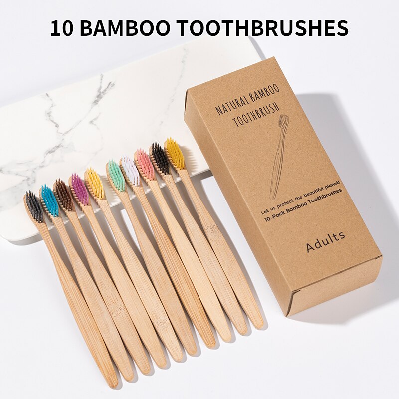 Ensemble de brosses à dents en - Bamboo Toothbrush avis et prix